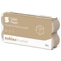 Satino PureSoft Toilettenpapier Kleinrollen 8x130 Satino PureSoft Toilettenpapier Kleinrollen 8x130