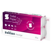 Papier toilette Satino Prestige petits rouleaux avec parfum de camomille