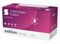 Folded toilet paper