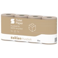 Satino PureSoft Toilettenpapier Kleinrollen 8x400 Satino PureSoft Toilettenpapier Kleinrollen 8x400