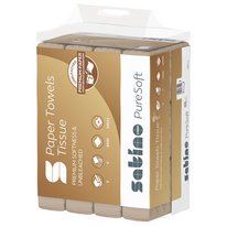 Satino PureSoft towel paper format V-fold, 24x21