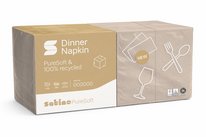 Serviettes dîner Satino PureSoft