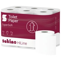 Satino HiLine Toilet Paper Small Rolls 12x200