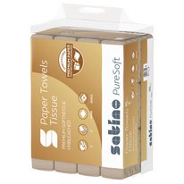 Satino PureSoft Handtuchpapier Format V-Falz