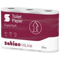 Satino HiLine Toilettenpapier Kleinrollen 6x200 Satino HiLine Toilettenpapier Kleinrollen 6x200
