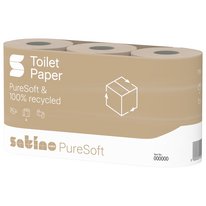 Satino PureSoft Toilettenpapier Kleinrollen 6x600 Satino PureSoft Toilettenpapier Kleinrollen 6x600