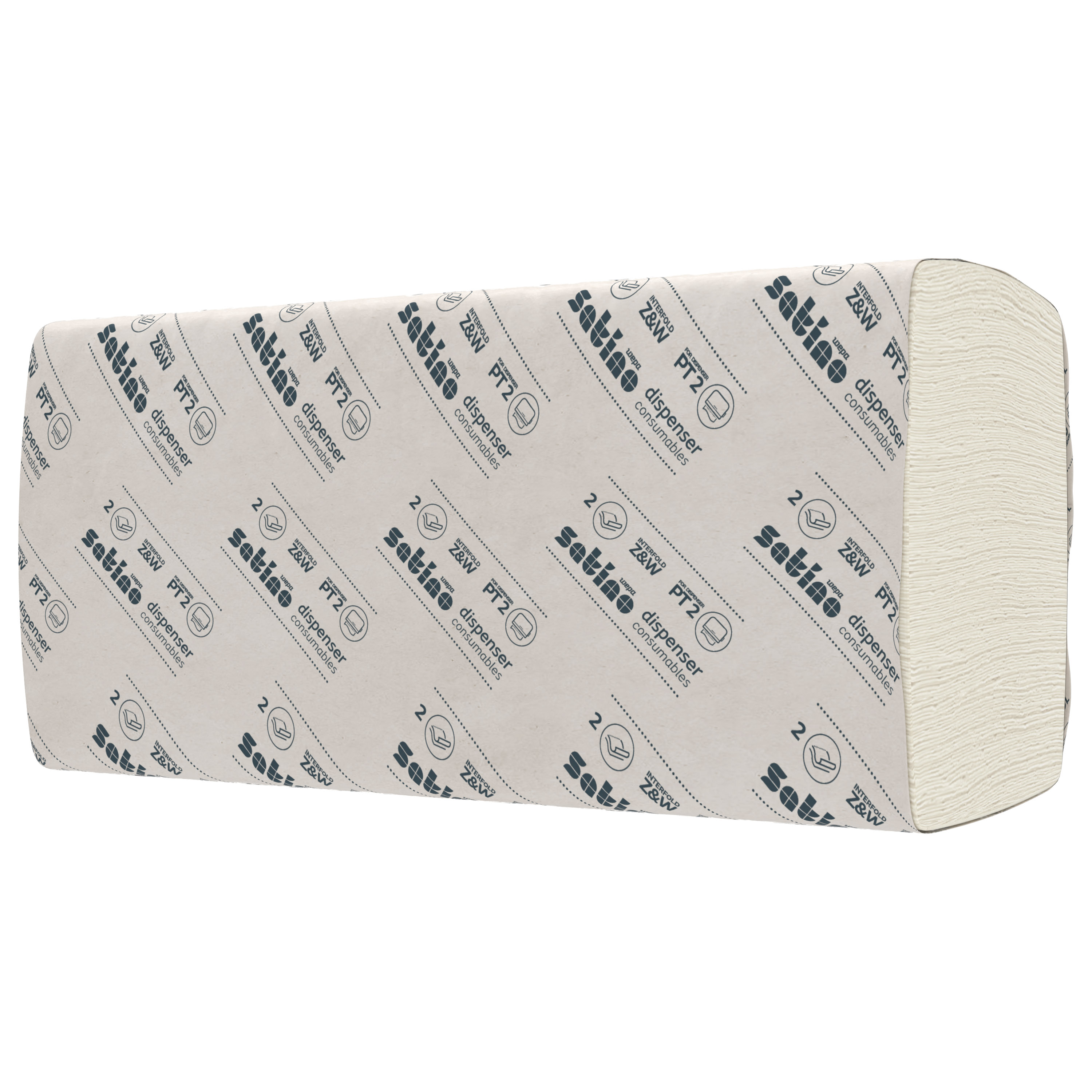 Towel paper, Zfold, 20,6x24 Art. no. 277800 Satino by WEPA