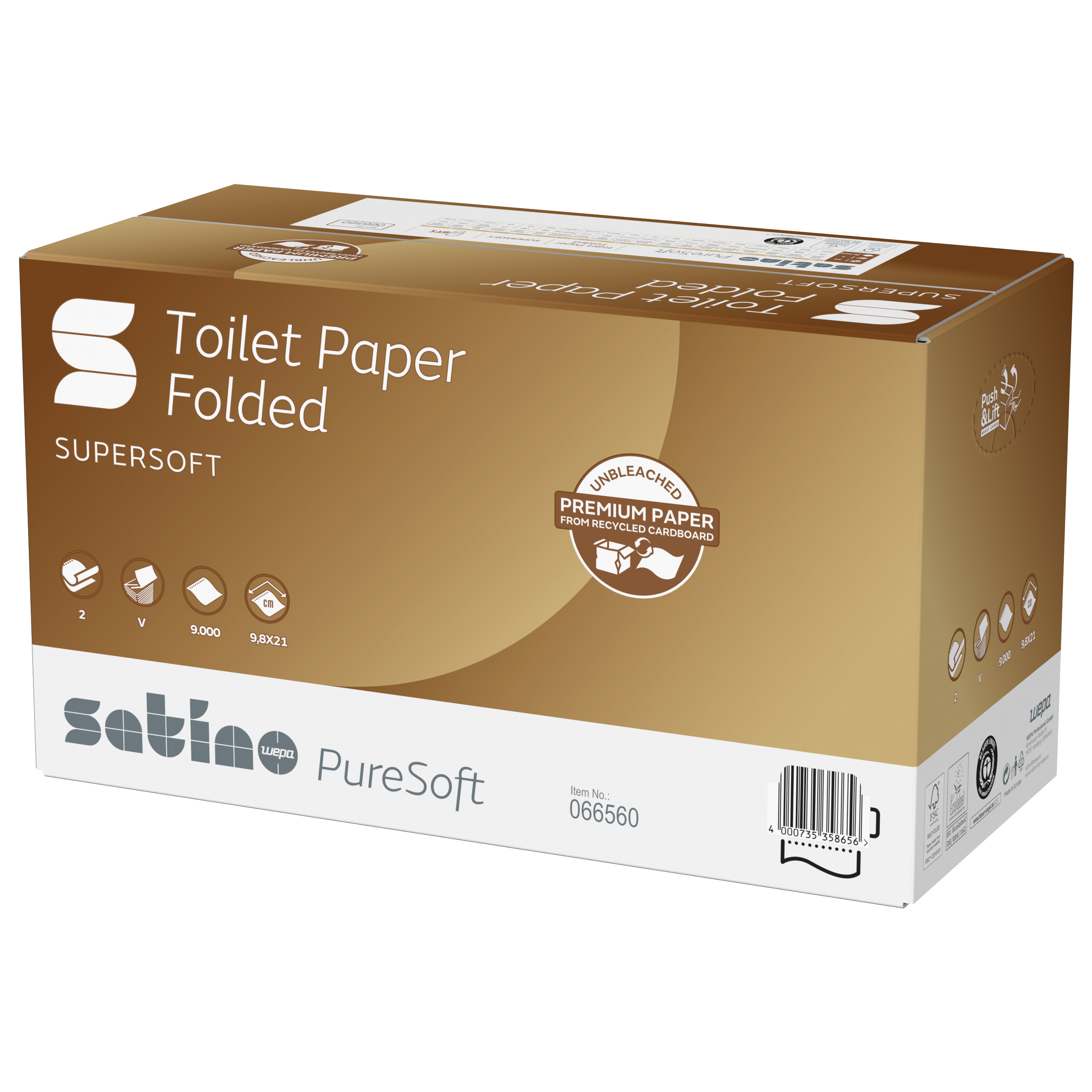 Satino Gevouwen Toiletpapier